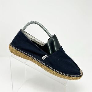 Viscata Men's Canvas Espadrilles Navy Blue Size 43 (US 10) Casual Summer Shoes
